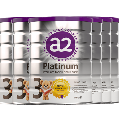 A2 Platinum 白金 婴儿牛奶粉 3段 六桶一箱 26年5月